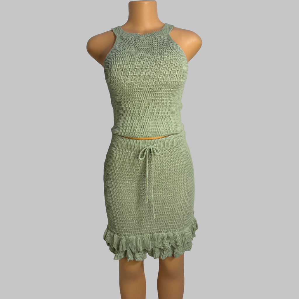 One Size Knit Set Effortless Summer Vibes