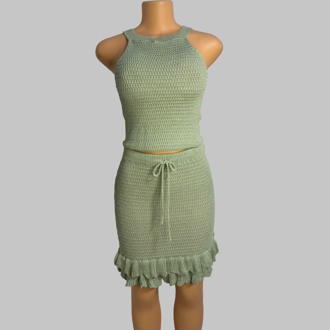 One Size Knit Set Effortless Summer Vibes