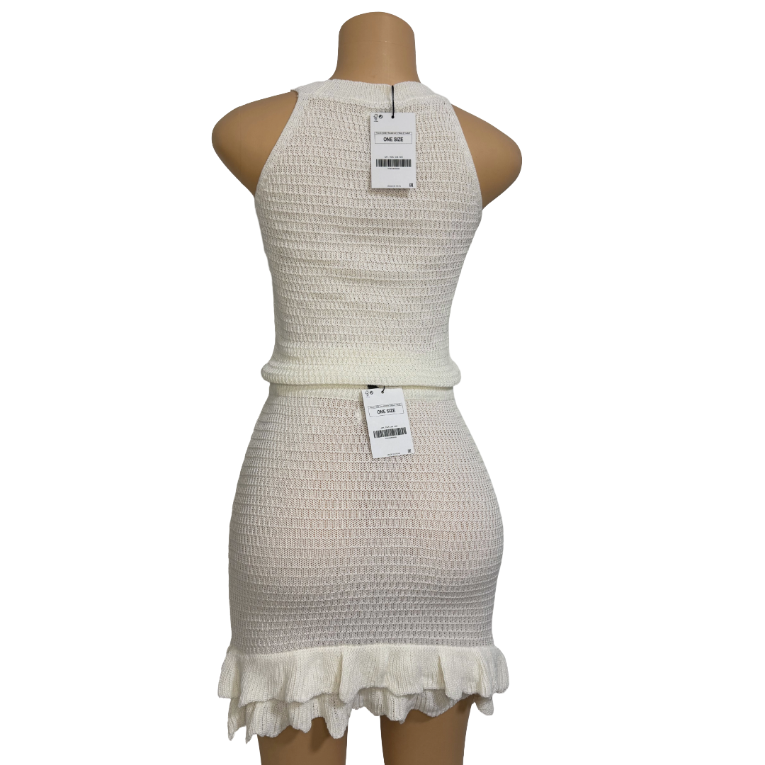One Size Knit Set Effortless Summer Vibes